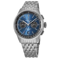 Replica Breitling Premier B01 Chronograph 42 Blue Dial Men‘s Watch AB0118A61C1A1