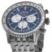 Replica Breitling Navitimer B01 Chronograph 46 Blue Dial Steel Men‘s Watch AB0137211C1A1