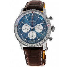 Replica Breitling Navitimer B01 Chronograph 46 Blue Dial Men‘s Watch AB0137211C1P1