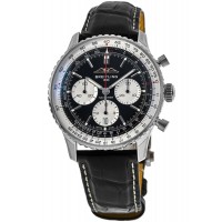 Replica Breitling Navitimer B01 Chronograph 43 Black Dial Men‘s Watch AB0138211B1P1