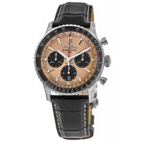 Replica Breitling Navitimer B01 Chronograph 43 Copper Dial Men‘s Watch AB0138241K1P1