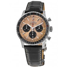 Replica Breitling Navitimer B01 Chronograph 43 Copper Dial Men‘s Watch AB0138241K1P1