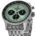 Replica Breitling Navitimer B01 Chronograph 43 Mint Green Dial Steel Men‘s Watch AB0138241L1A1