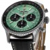 Replica Breitling Navitimer B01 Chronograph 43 Green Dial Men‘s Watch AB0138241L1P1