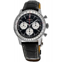 Replica Breitling Navitimer B01 Chronograph 41 Black Dial Men‘s Watch AB0139211B1P1