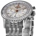 Replica Breitling Navitimer B01 Chronograph 41 Silver Dial Steel Men‘s Watch AB0139211G1A1