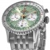 Replica Breitling Navitimer B01 Chronograph 41 Green Dial Steel Men‘s Watch AB0139211L1A1