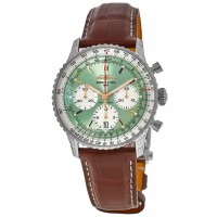 Replica Breitling Navitimer B01 Chronograph 41 Mint Green Dial Men‘s Watch AB0139211L1P1