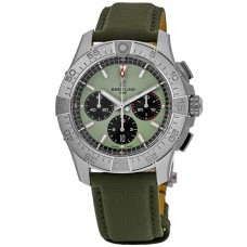 Replica Breitling Avenger B01 Chronograph 44 Chronograph Green Dial Men‘s Watch AB0147101L1X1