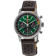 Replica Breitling Top Time Ford Mustang Green Dial Men‘s Watch AB01762A1L1X1
