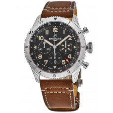 Replica Breitling Super Avi B04 Chronograph GMT 46 P-51 Mustang Black Dial Men‘s Watch AB04453A1B1X1