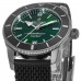 Replica Breitling Superocean Heritage 42 Green Dial Rubber Strap Men‘s Watch AB2010121L1S1