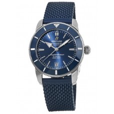 Replica Breitling Superocean Heritage II Automatic 42 Blue Dial Rubber Strap Men‘s Watch AB2010161C1S1