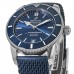 Replica Breitling Superocean Heritage II Automatic 42 Blue Dial Rubber Strap Men‘s Watch AB2010161C1S1