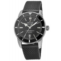 Replica Breitling Superocean Heritage II Automatic 46 Black Ceramic Bezel Rubber Strap Men‘s Watch AB2020121B1S1