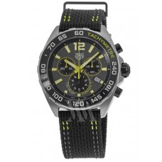 Replica Tag Heuer Formula 1 Quartz Chronograph Grey Dial Nylon Men‘s Watch CAZ101AG.FC8304