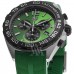 Replica Tag Heuer Formula 1 Quartz Chronograph Green Dial Rubber Strap Men‘s Watch CAZ101AP.FT8056