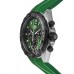 Replica Tag Heuer Formula 1 Quartz Chronograph Green Dial Rubber Strap Men‘s Watch CAZ101AP.FT8056