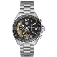 Replica Tag Heuer Formula 1 Indy 500 Chronograph Black Dial Steel Men‘s Watch CAZ101AU.BA0842