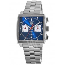 Replica Tag Heuer Monaco Automatic Blue Chronograph Dial Steel Men‘s Watch CBL2111.BA0644