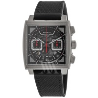 Replica Tag Heuer Monaco Automatic Black Dial Rubber and Men‘s Watch CBL2183.FT6236