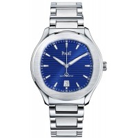 Replica Piaget Polo Blue Dial Steel Men‘s Watch G0A41002&