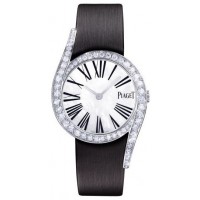 Replica Piaget Limelight Gala Mother of Pearl Dial Diamond Black Satin Strap Women‘s Watch G0A41260