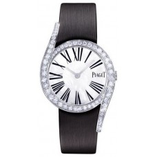 Replica Piaget Limelight Gala Mother of Pearl Dial Diamond Black Satin Strap Women‘s Watch G0A41260