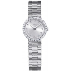 Replica Piaget Tradition Silver Dial Diamond White Gold Women‘s Watch G0A42047