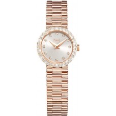 Replica Piaget Tradition Silver Dial Diamond Rose Gold Women‘s Watch G0A42048