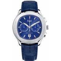 Replica Piaget Polo S Blue Chronograph Dial Men‘s Watch G0A43002