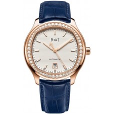 Replica Piaget Polo White Dial Diamond Rose Gold Women‘s Watch G0A44010