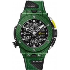 Replica Hublot Big Bang Unico Black Skeleton Dial Green Men‘s Watch H416.YG.5220.VR