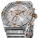 Replica Breitling Chronomat B01 42 Silver Chronograph Dial Rose Gold &Steel Men‘s Watch IB0134101G1A1