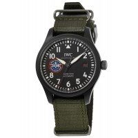 Replica IWC Pilot‘s Mark XVIII Top Gun SFTI Black Dial Textile Strap Men‘s Watch IW324712
