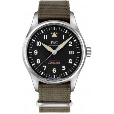 Replica IWC Pilot‘s Automatic Spitfire Black Dial Textile Strap Men‘s Watch IW326801