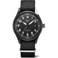 Replica IWC Pilot‘s Top Gun Black Dial Fabric Strap Men‘s Watch IW326906