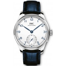 Replica IWC Portugieser Automatic Silver Dial Blue Men‘s Watch IW358304