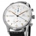 Replica IWC Portugieser Automatic Chronograph Silver Dial Gold Markers Men‘s Watch IW371604