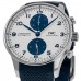 Replica IWC Portugieser Automatic Chronograph White Dial Rubber Strap Men‘s Watch IW371620