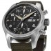 Replica IWC Pilot‘s Spitfire Chronograph Black Dial Green Strap Men‘s Watch IW387901