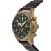 Replica IWC Pilot‘s Spitfire Chronograph Green Dial Brown Men‘s Watch IW387902