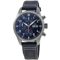 Replica IWC Pilot‘s Chronograph Blue Dial Men‘s Watch IW388101