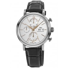 Replica IWC Portofino Chronograph Silver Dial Men‘s Watch IW391031
