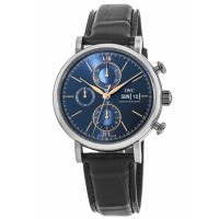 Replica IWC Portofino Chronograph Automatic Blue Dial Men‘s Watch IW391036