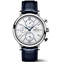 Replica IWC Portofino Chronograph Silver Dial Men‘s Watch IW391037