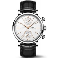 Replica IWC Portofino Chronograph Silver Dial Men‘s Watch IW391406