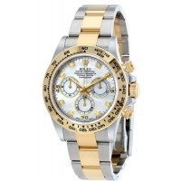 Replica Rolex Cosmograph Daytona Cosmograph White Mother Of Pearl Diamond Dial Men‘s Watch M116503-0007