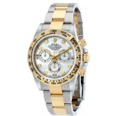 Replica Rolex Cosmograph Daytona Cosmograph White Mother Of Pearl Diamond Dial Men‘s Watch M116503-0007