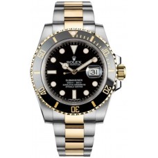 Replica Rolex Submariner Date 40mm Black Dial Steel &Gold Men‘s Watch M116613LN-0001